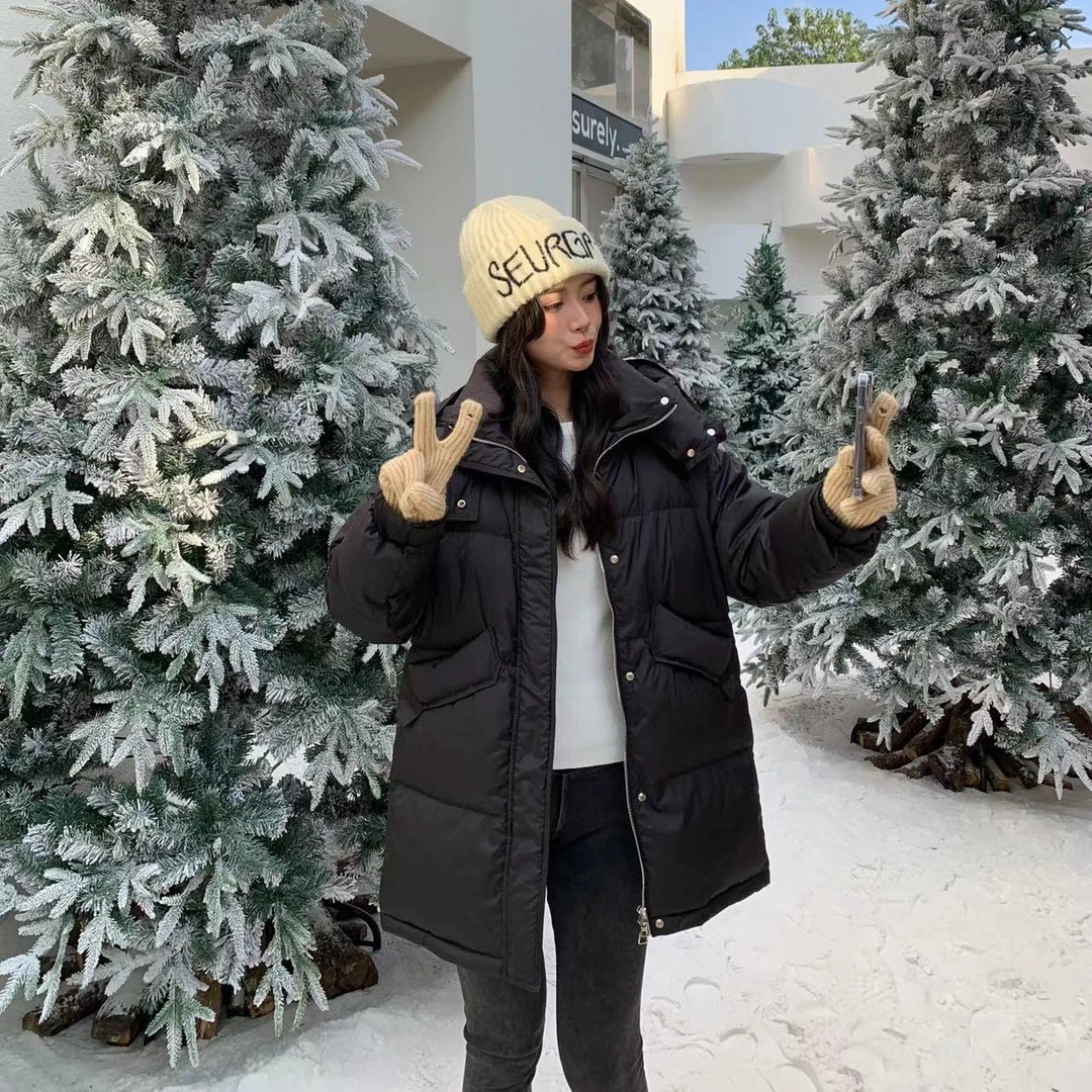 9971大码韩版90绒白鸭绒羽绒服