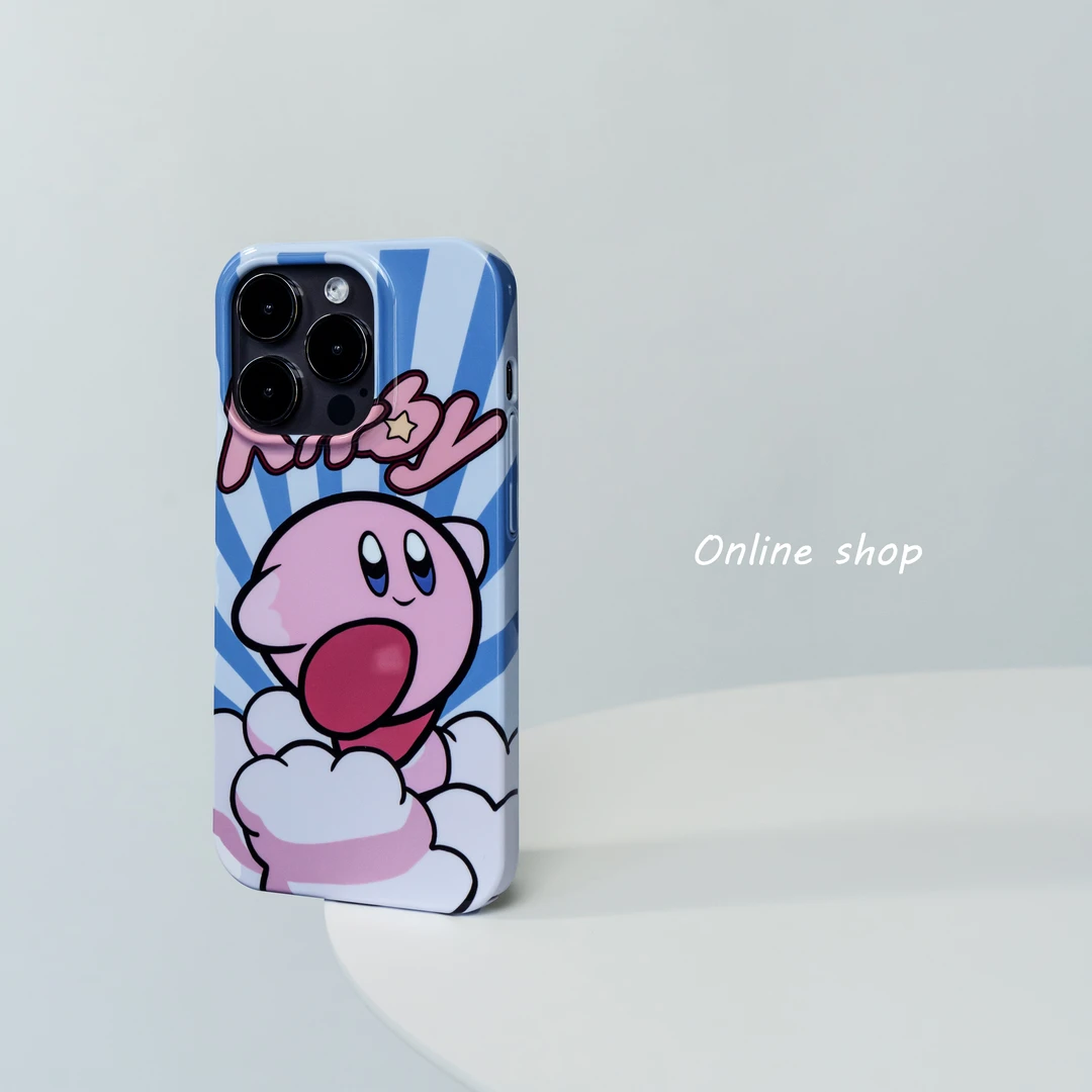 设计星之卡比可爱个性手机壳适用于苹果iphone14promax创意菲林壳