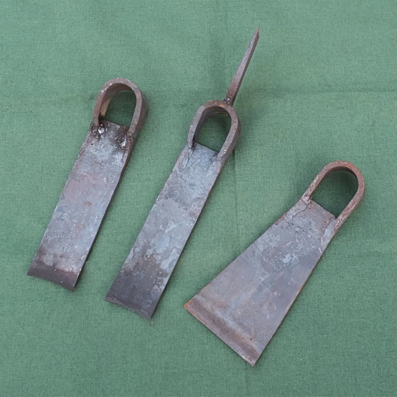 英花村手工锻造挖笋锄弹簧钢开山锄加厚锋利挖地锄开荒锄耐用结实