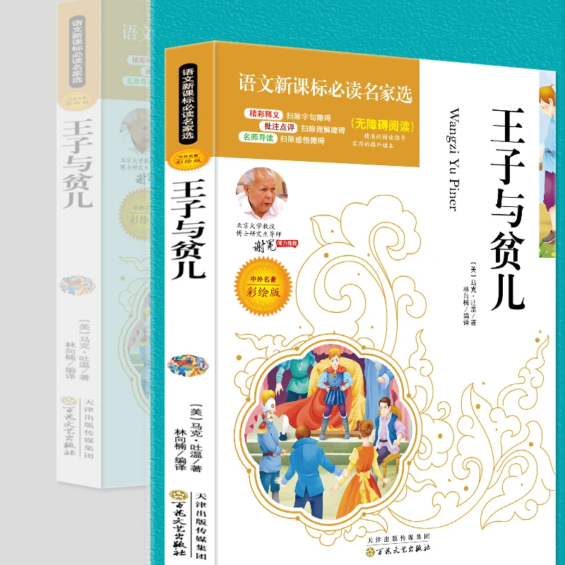 彩绘版--王子与贫儿阅读课外语文知识出版社一看指导