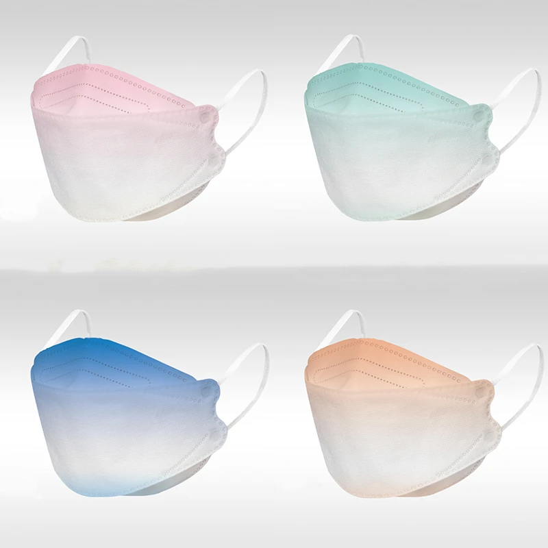 VE/依威【KF94口罩】立体渐变防护口罩韩式三层柳叶鱼行防护口罩