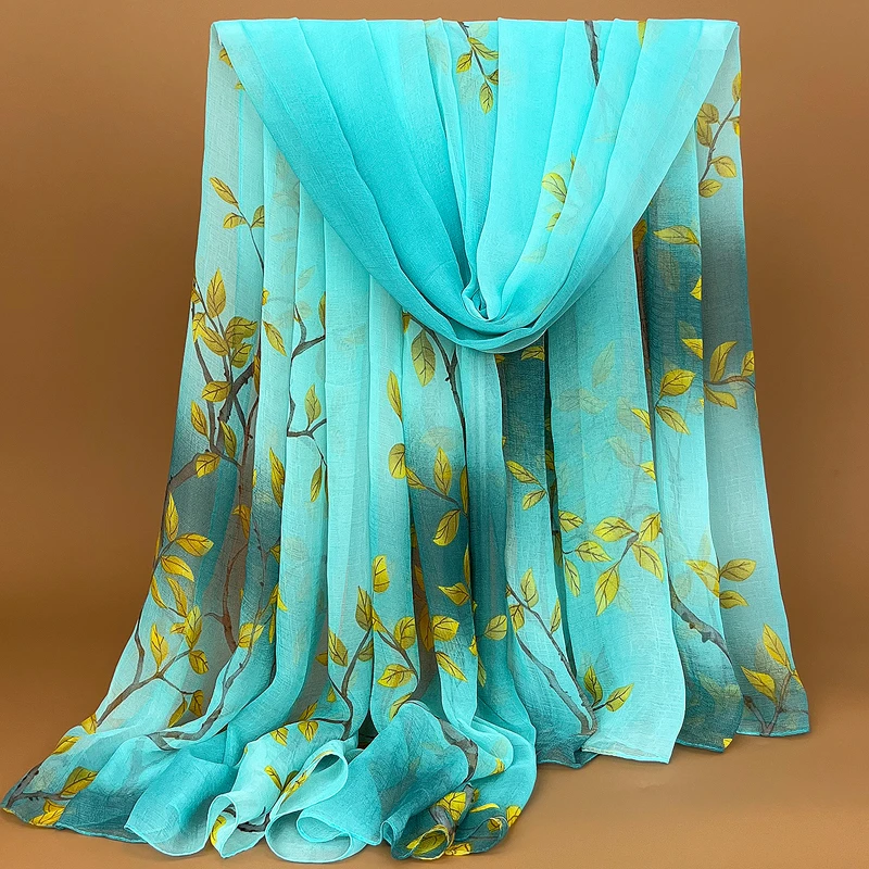 RGLT/瑞格丽特渐变丝巾披肩围巾纱巾百搭超大长款沙滩巾薄款两用