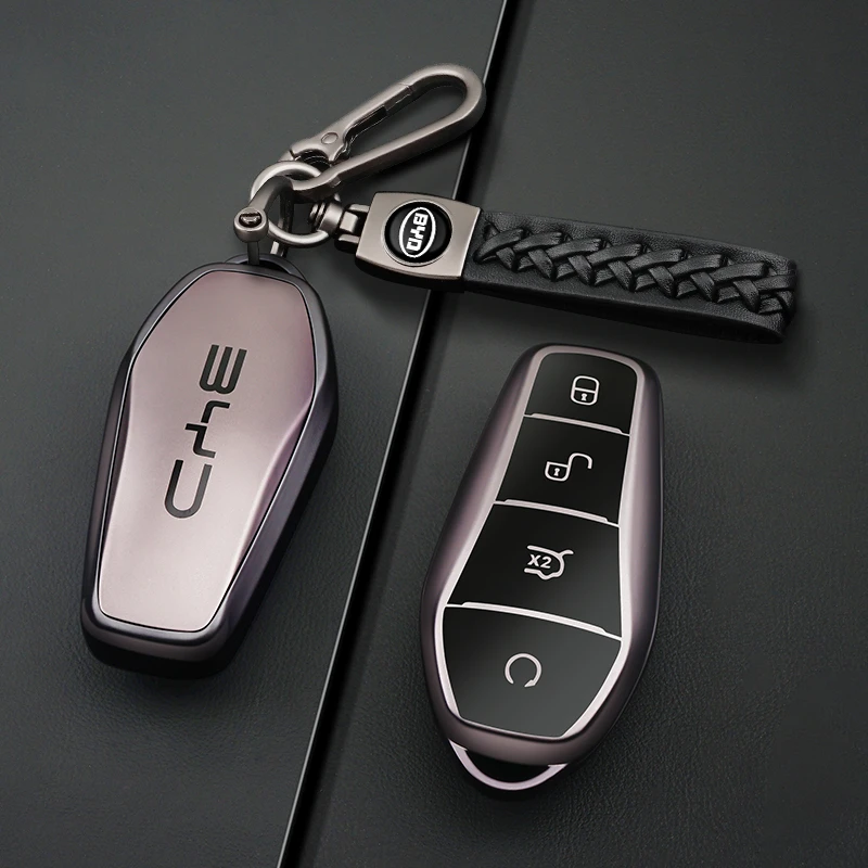 比亚迪汉钥匙套秦plusdmi宋pro宋l唐元up驱逐舰05海豹06海狮扣壳