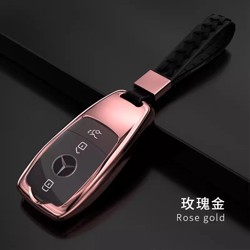奔驰钥匙套新E级E300L/C260L/GLC300L包A200L扣C级S级GLB钥匙壳车