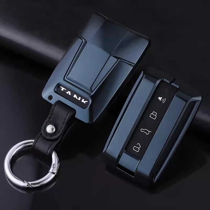 适用于长城汽车坦克300钥匙套新标TANK坦克500赛博汽车扣壳包高档
