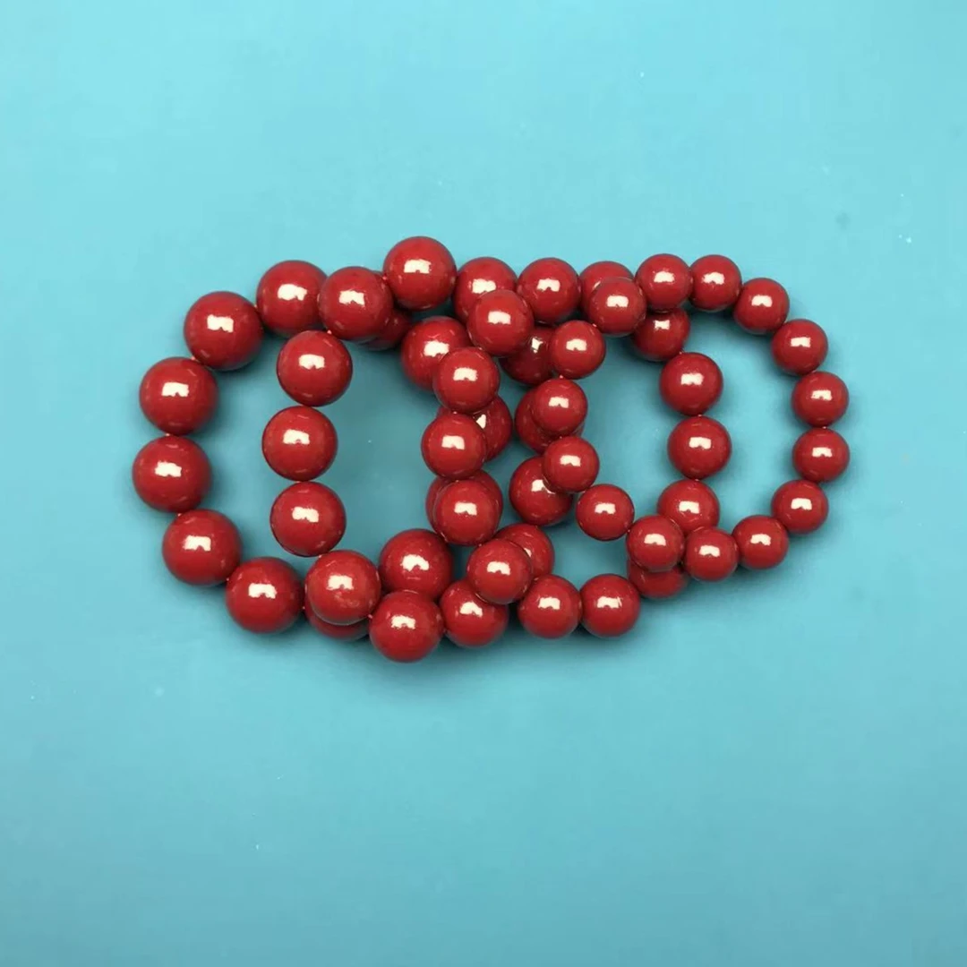 含辰砂工艺品0913素圈手串