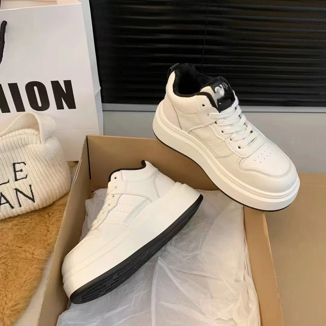 （柚子同款）H冬款高帮加绒休闲鞋M03-1