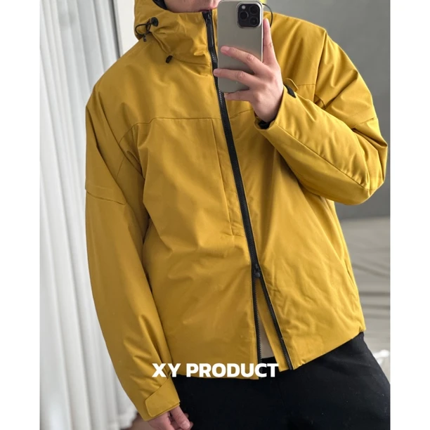 察外XY 【石墨烯锁温】Teflon三防棉服冲锋衣户外夹克外套棉衣加厚