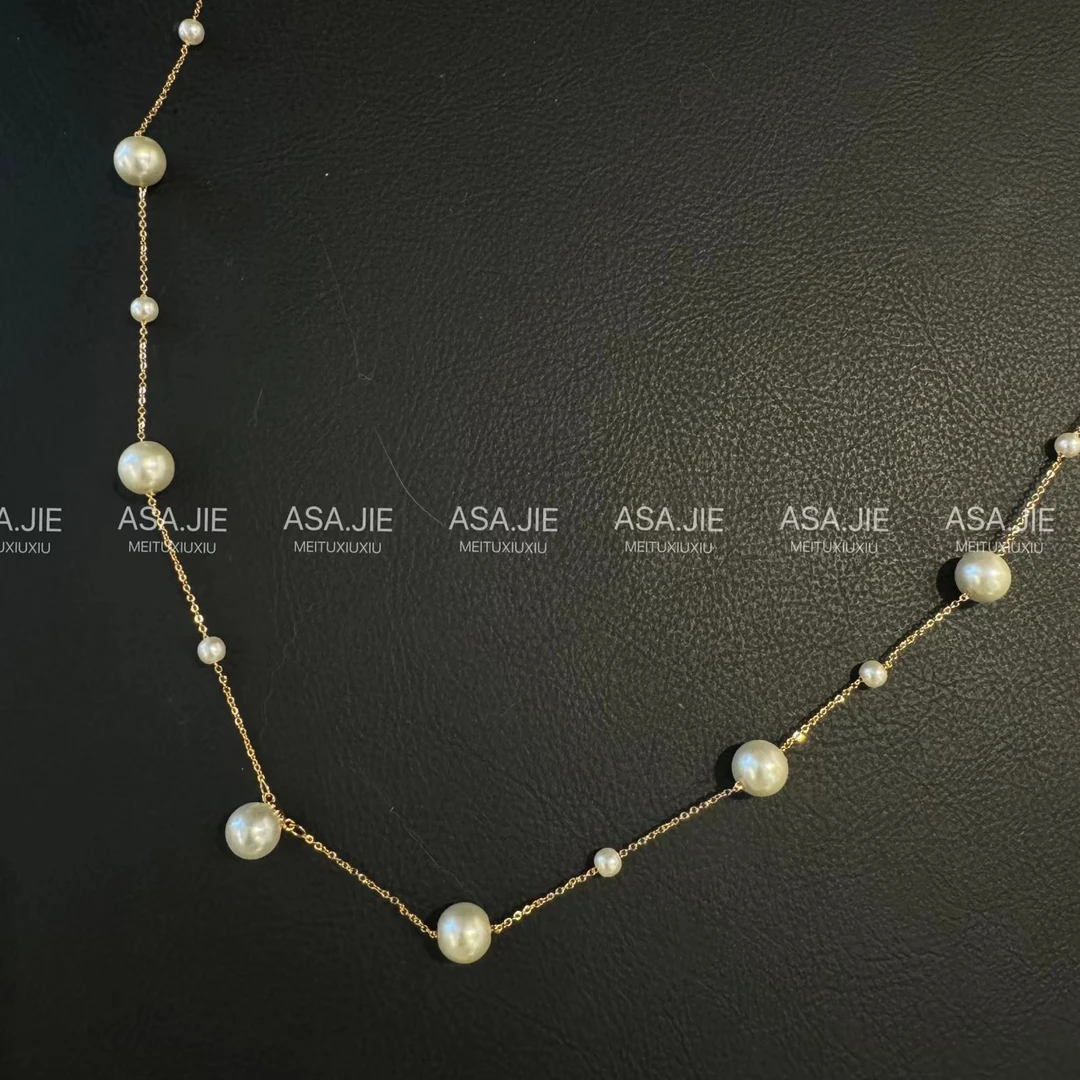 铜合金仿珍珠项链   简约百搭休闲项链    AAXL48