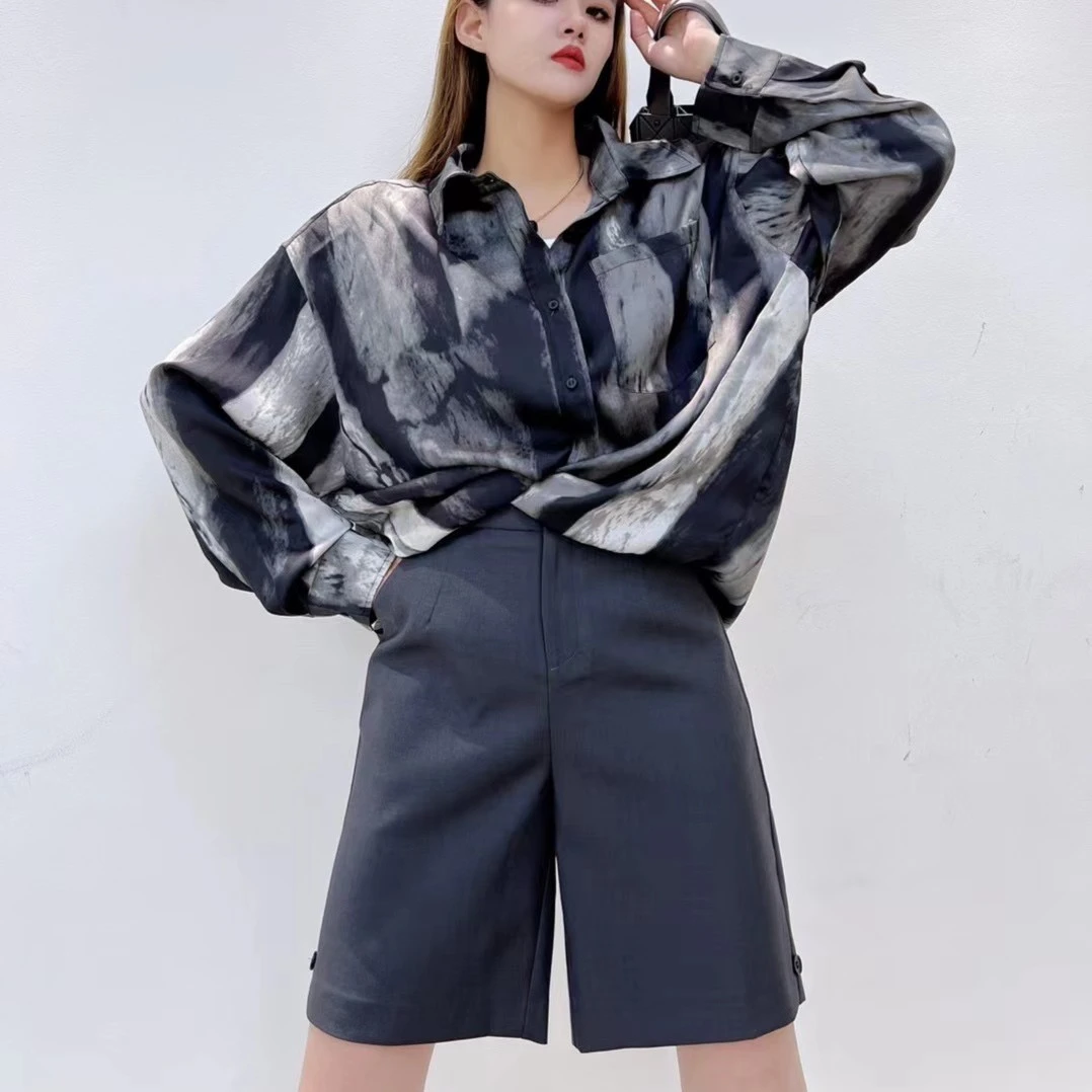 KK原创作品女款 春秋款衬衫时尚款英港风时尚款潮牌女装百搭显瘦