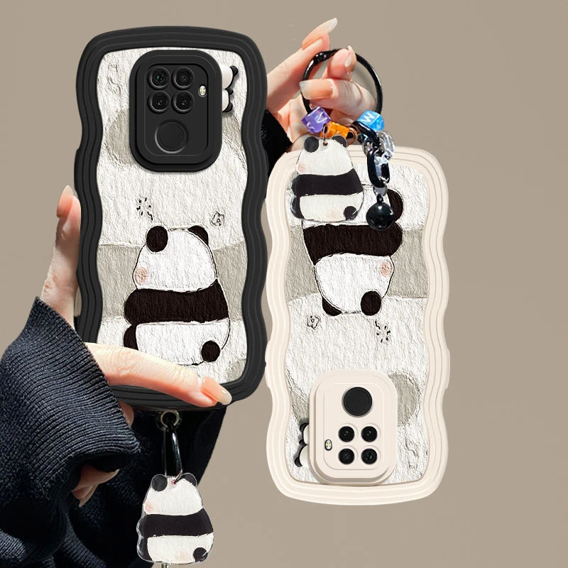 立体熊猫适用华为nova5iPro手机壳SPN-AL00硅胶软胶个性卡通浮雕