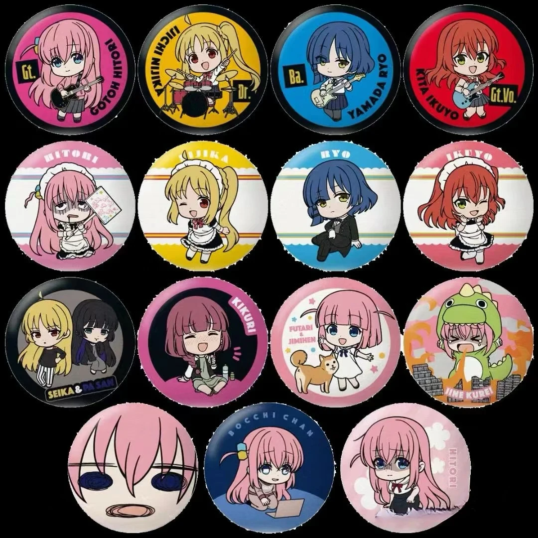 日版食玩孤独摇滚刺绣吧唧徽章