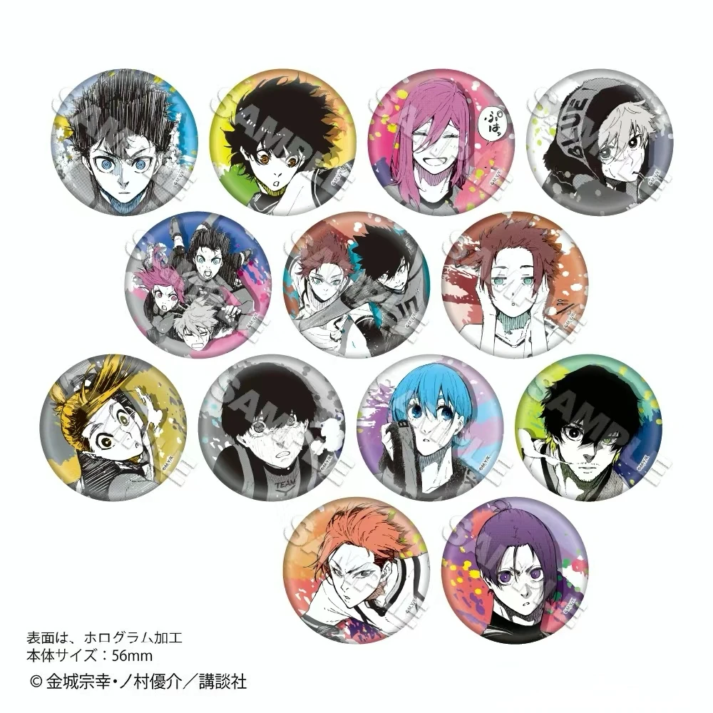现货 A3 蓝色监狱 蓝锁 原画eeo闪吧唧徽章 vol.1