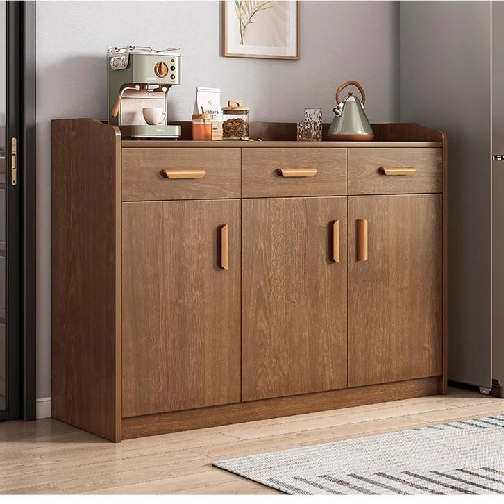 WD茶水柜客厅餐边柜子家用置物实木色备餐靠墙储物柜厨房橱柜收纳