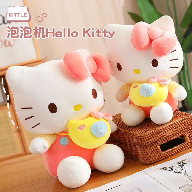 正版hellokitty公仔毛绒玩具哈喽kt凯蒂猫咪玩偶布娃娃生日礼物女
