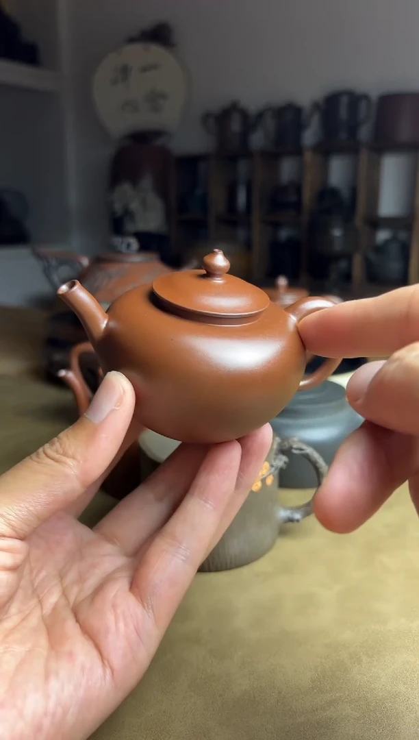 【闪购商品】坭兴陶全手工，一念壶