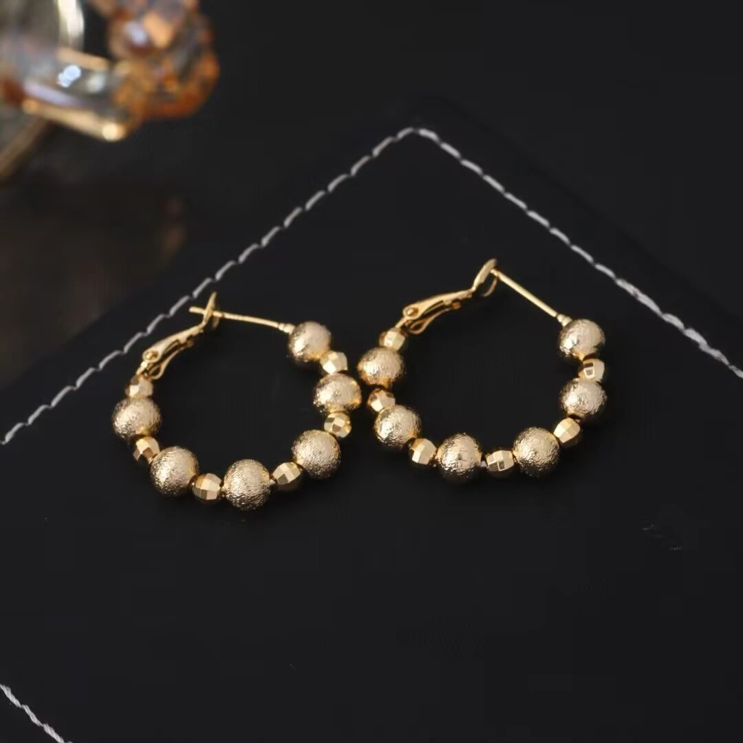 铜合金耳饰 《8378》 灯笼耳圈