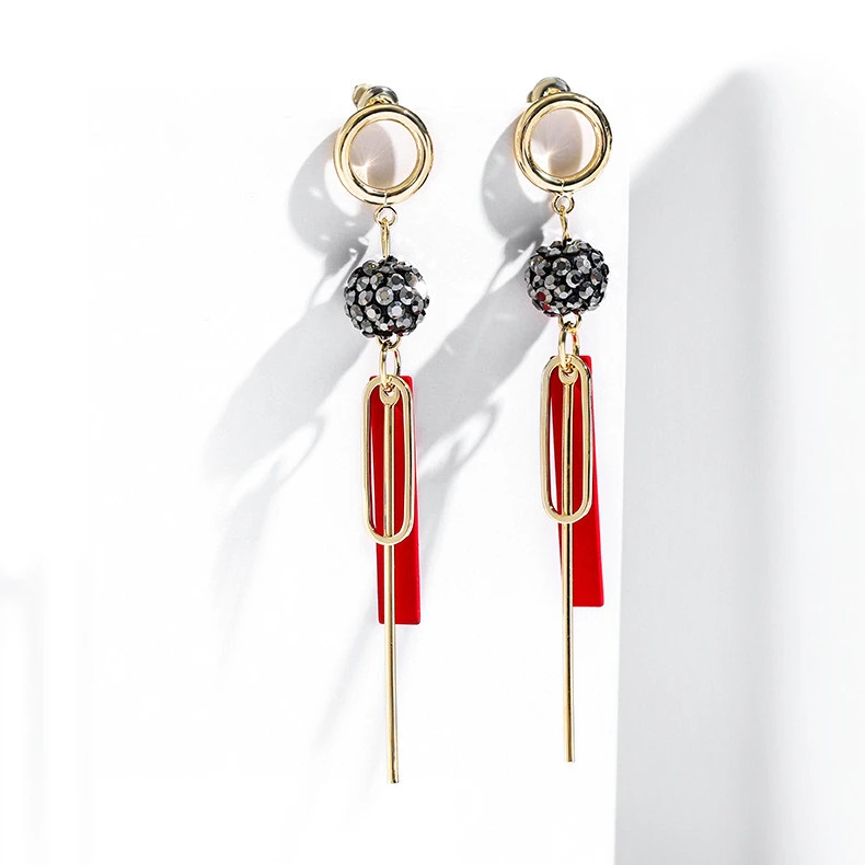 铜合金耳饰 《货号2058》民族风长款古风个性耳饰