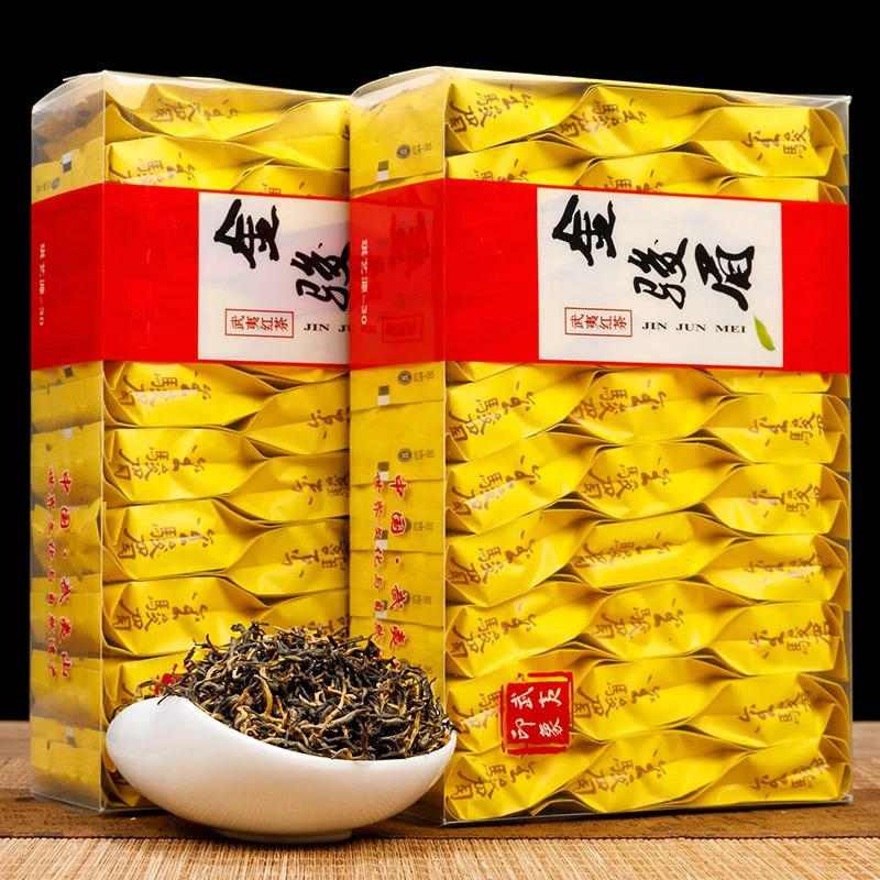 金骏眉红茶茶叶浓香型蜜香武夷金俊眉新茶小袋装2盒50包/4盒100包