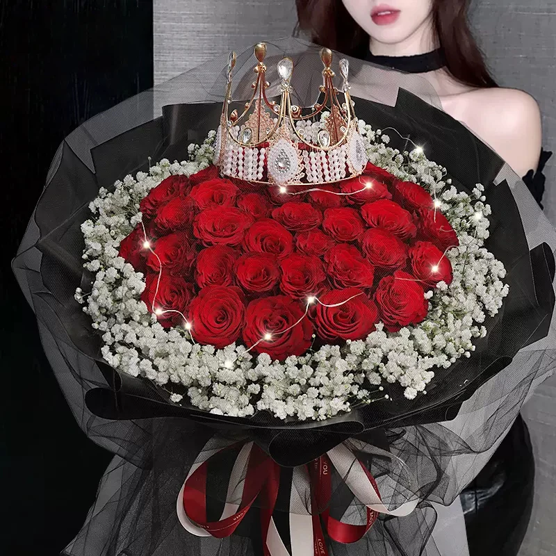 【你是我的满心欢喜】鲜花花束同城配送花店红玫瑰花束生日礼物表白