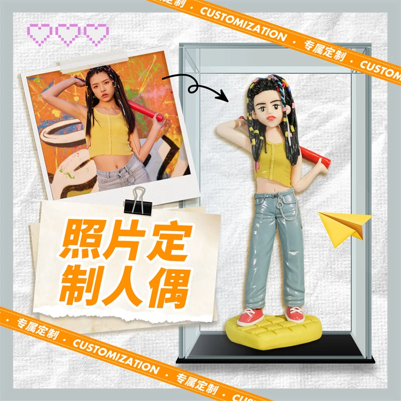 照片定制人偶玩偶送男生男友女朋友情侣diy手工新婚创意生日礼物