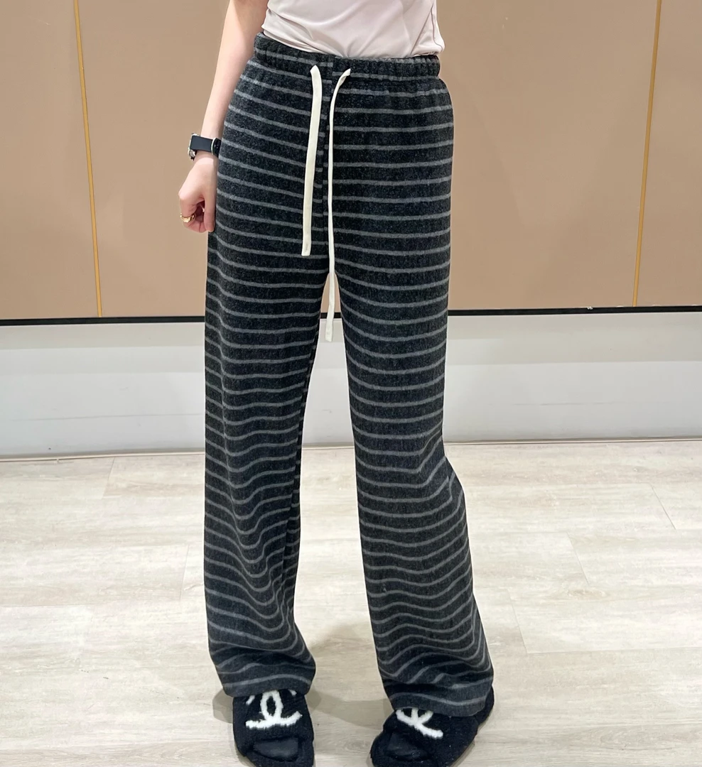 加绒加厚新款爆款秋冬季闪闪裤时尚显腿长休闲裤女百搭裤子12911