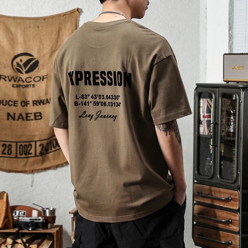 美式280g重磅t恤男短袖纯棉男士夏季潮牌ins宽松大码男装半袖体恤