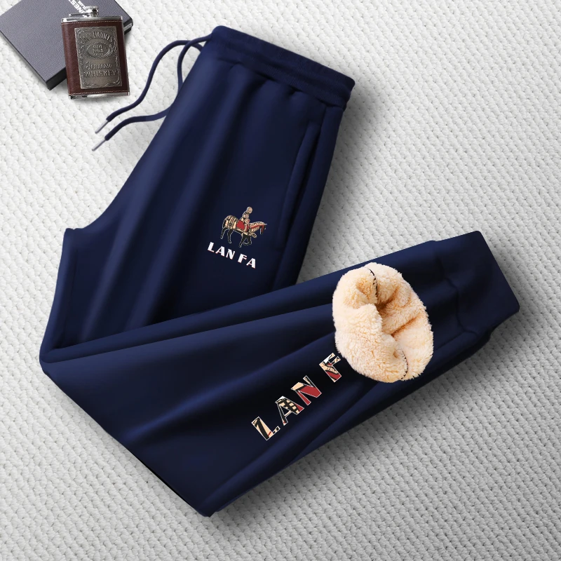 兰法公鸡卫裤时尚百搭秋季潮牌重磅直筒束脚收脚休闲运动长裤子