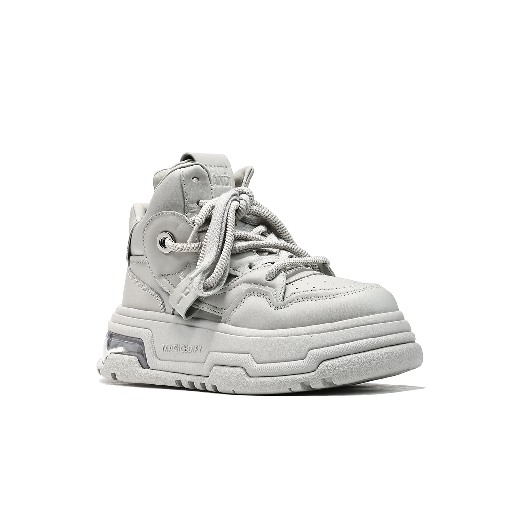 UANDI原创24年秋冬新款休闲时尚高帮保暖百搭增高运动滑板鞋女鞋