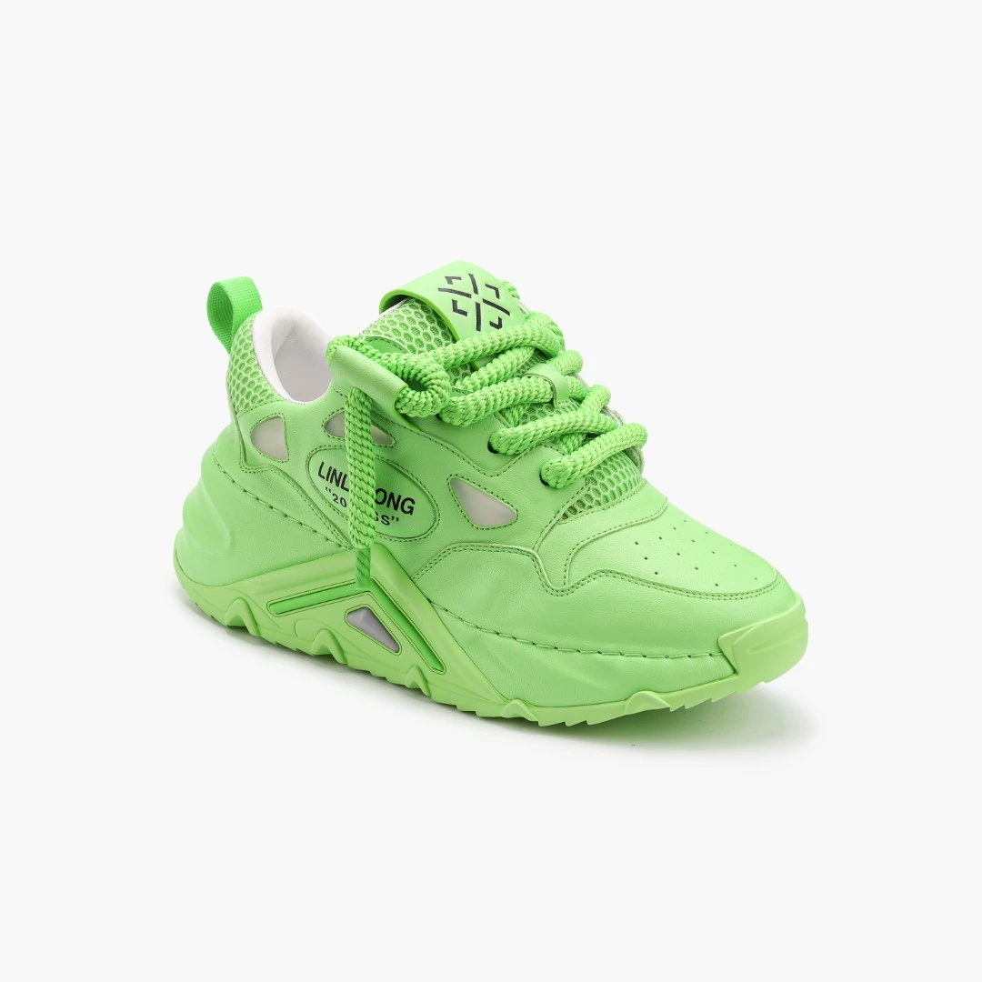 UANDI原创25年夏季新款ins潮流运动休闲厚底增高老爹鞋女【山峰】