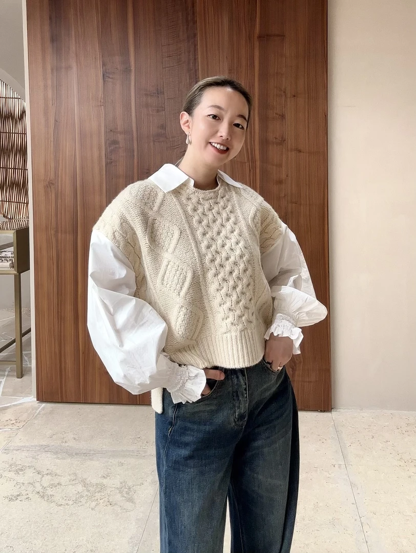 SEA NEW YORK拼接针织毛衫 WENDYZ