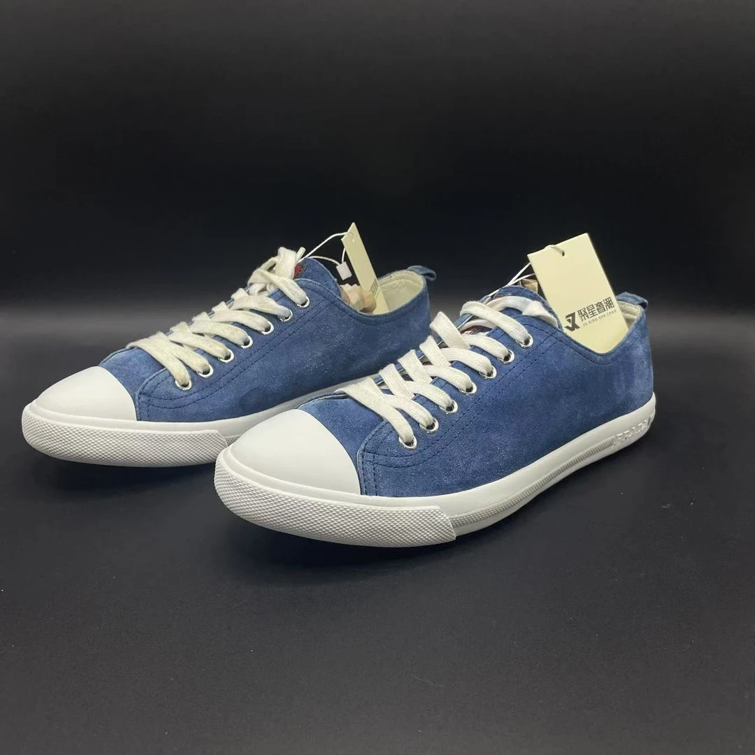 【聚星福利】Prada/普拉达男士舒适时尚低帮透气板鞋 40欧码 cat190