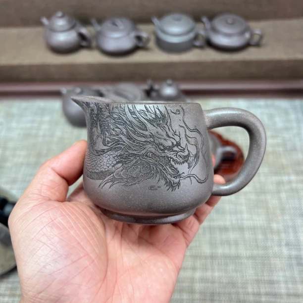 【喜器自营】40目天青公道杯