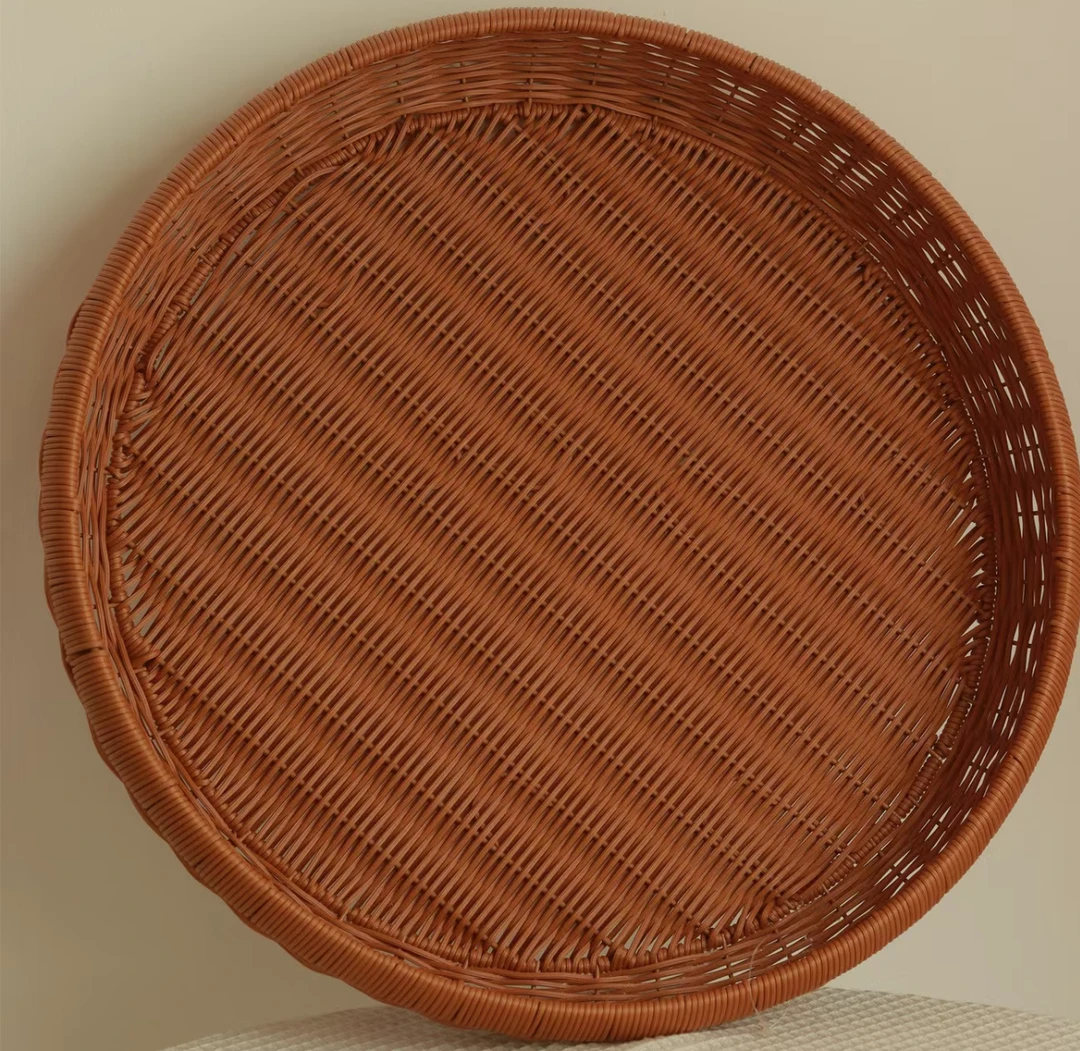 巨无霸晒筐/特大簸箕/圆形饺子帘晾晒晒辣椒海鲜仿藤编纯手工编织