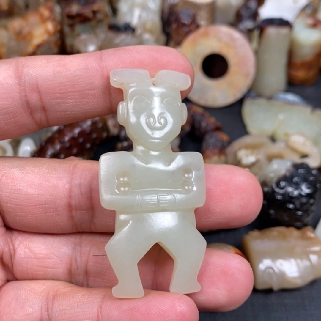 【闪购商品】和田玉（糖玉）挂件未镶嵌海****D