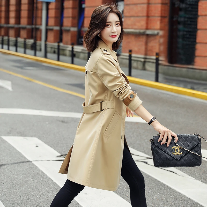 2025初春秋新款高端风衣女中长款韩版时尚版型流行爆款显瘦外套潮