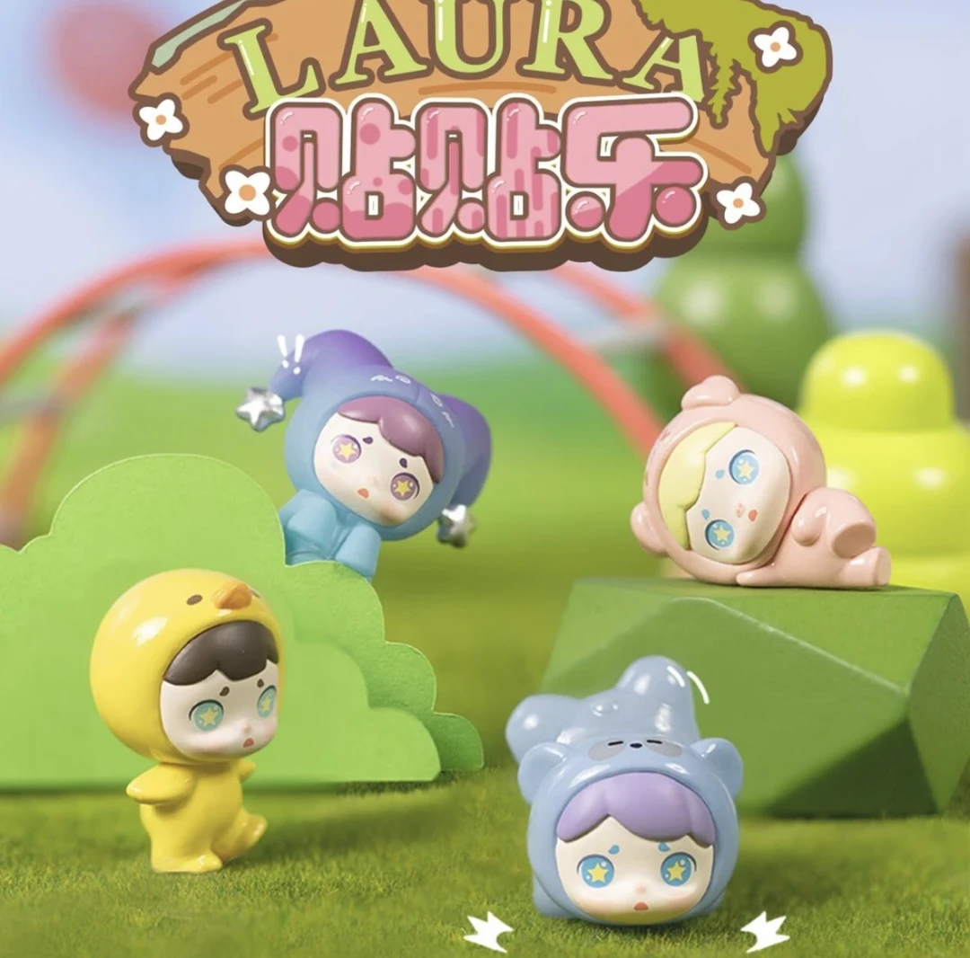 （拆袋）劳拉Laura贴贴乐动物园里有什么系列盲盒磁吸