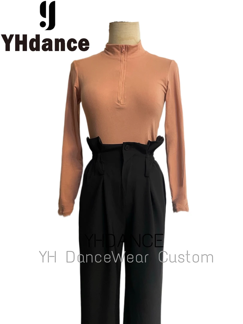 YHDANCE拉丁舞摩登舞带指套上衣C153