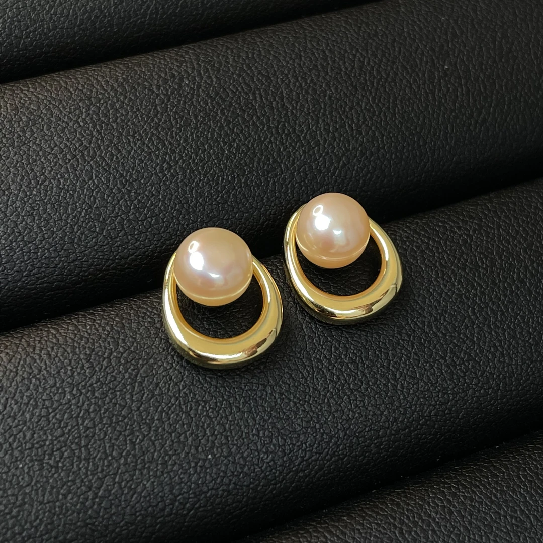 A556【油画系列】耳钉轻奢高级感耳环耳饰品