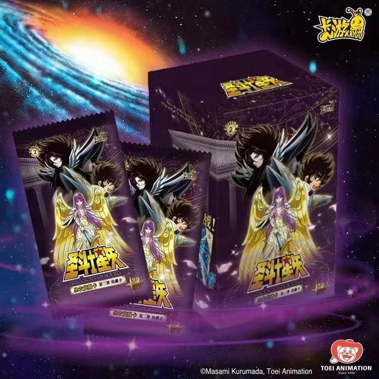 （可）【拆盒】卡游【圣斗士星矢-圣衣觉醒卡-第二弹】收藏卡牌