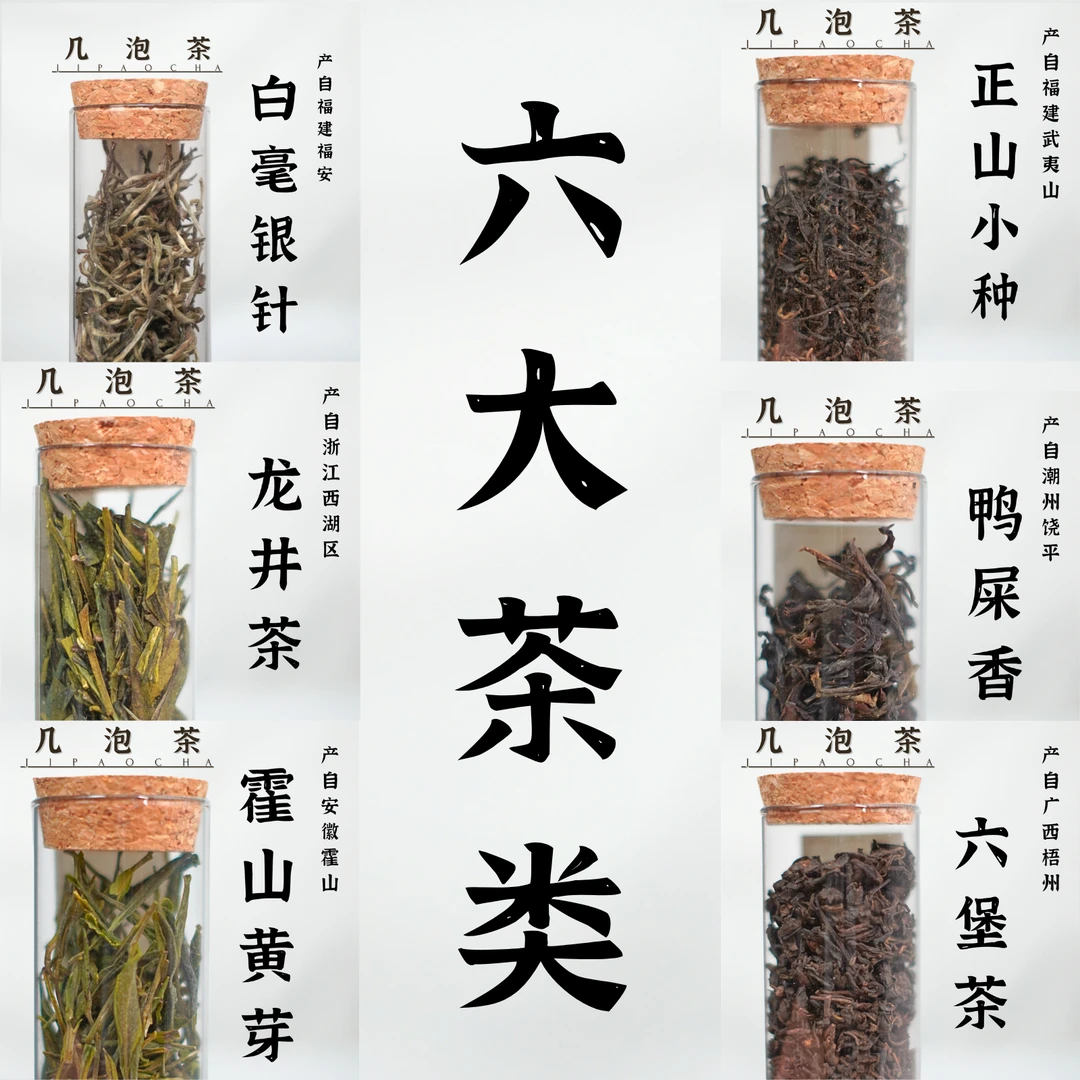 几泡茶2023年六大茶类一次喝完！