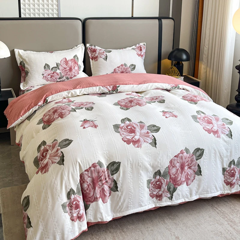 秋冬款亲肤舒适被套-国色牡丹YSM