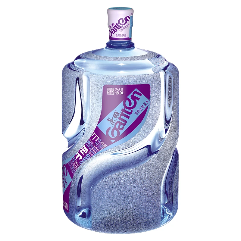 【免费配送】景田饮用天然泉水18.9L 一桶 桶装水送货上门