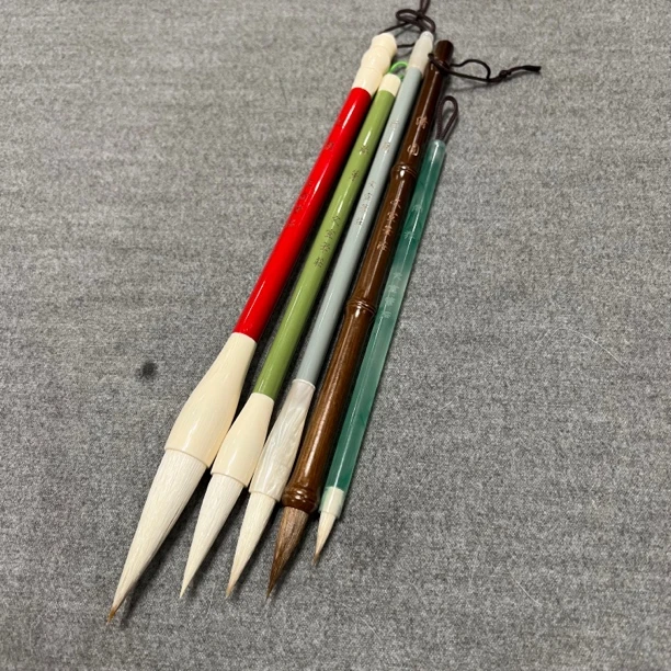 【送5张水写布】5支高品质毛笔组合【悦颜 春芽 行简 清圆 南乔】