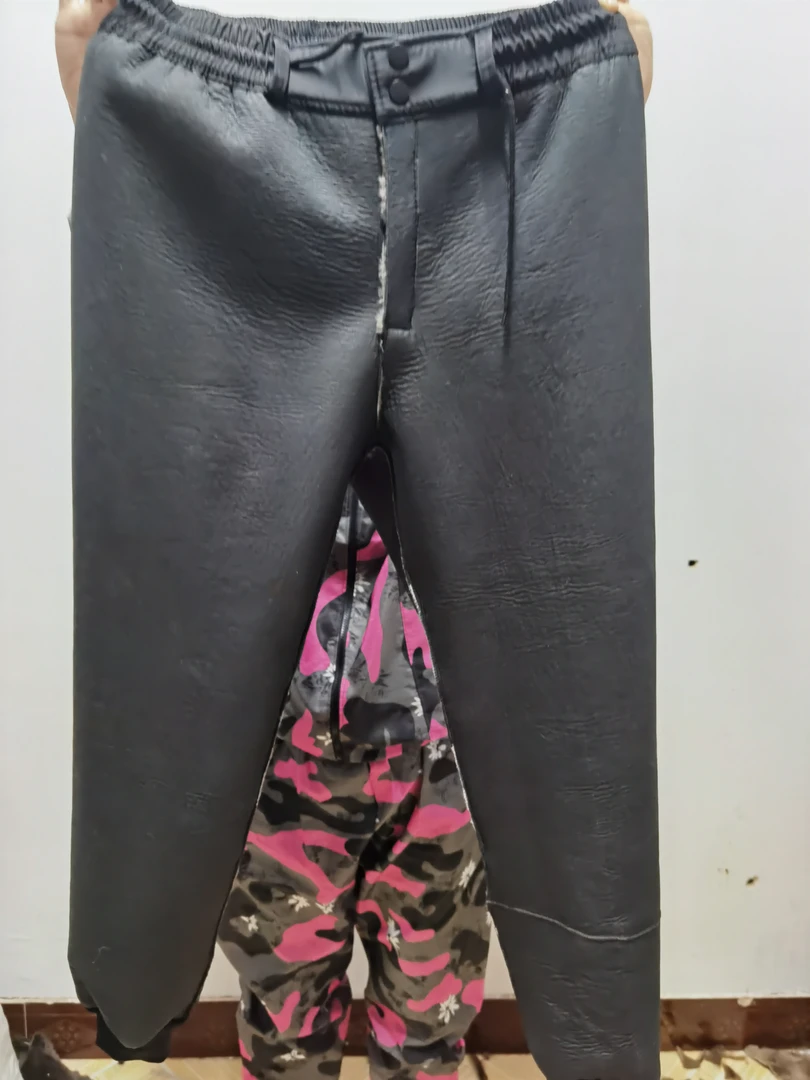 羊毛皮毛一体裤子内穿男女同款