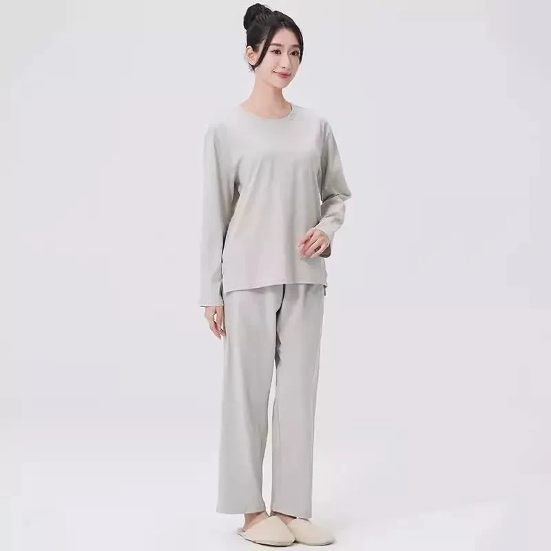 素道 有机棉|男女长袖家居服套装/男士长袖家居服套装 | 基地直发