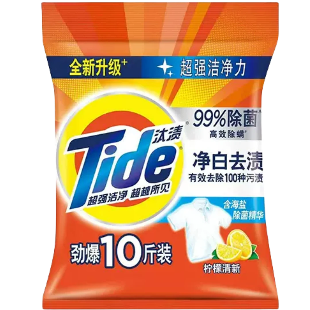 汰渍 净白去渍洗衣粉(柠檬清新) 5kg/袋去污