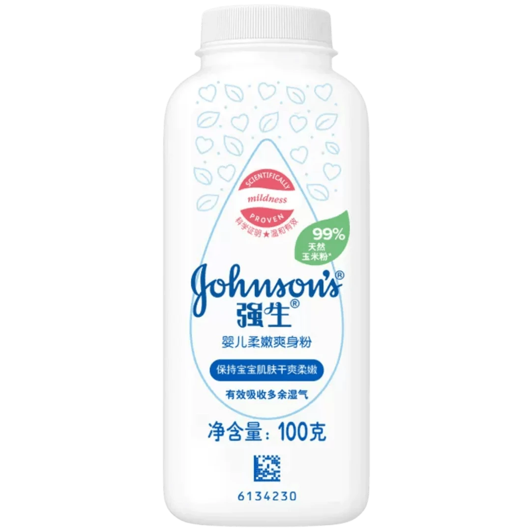 强生 婴儿柔嫩爽身粉 100g/瓶