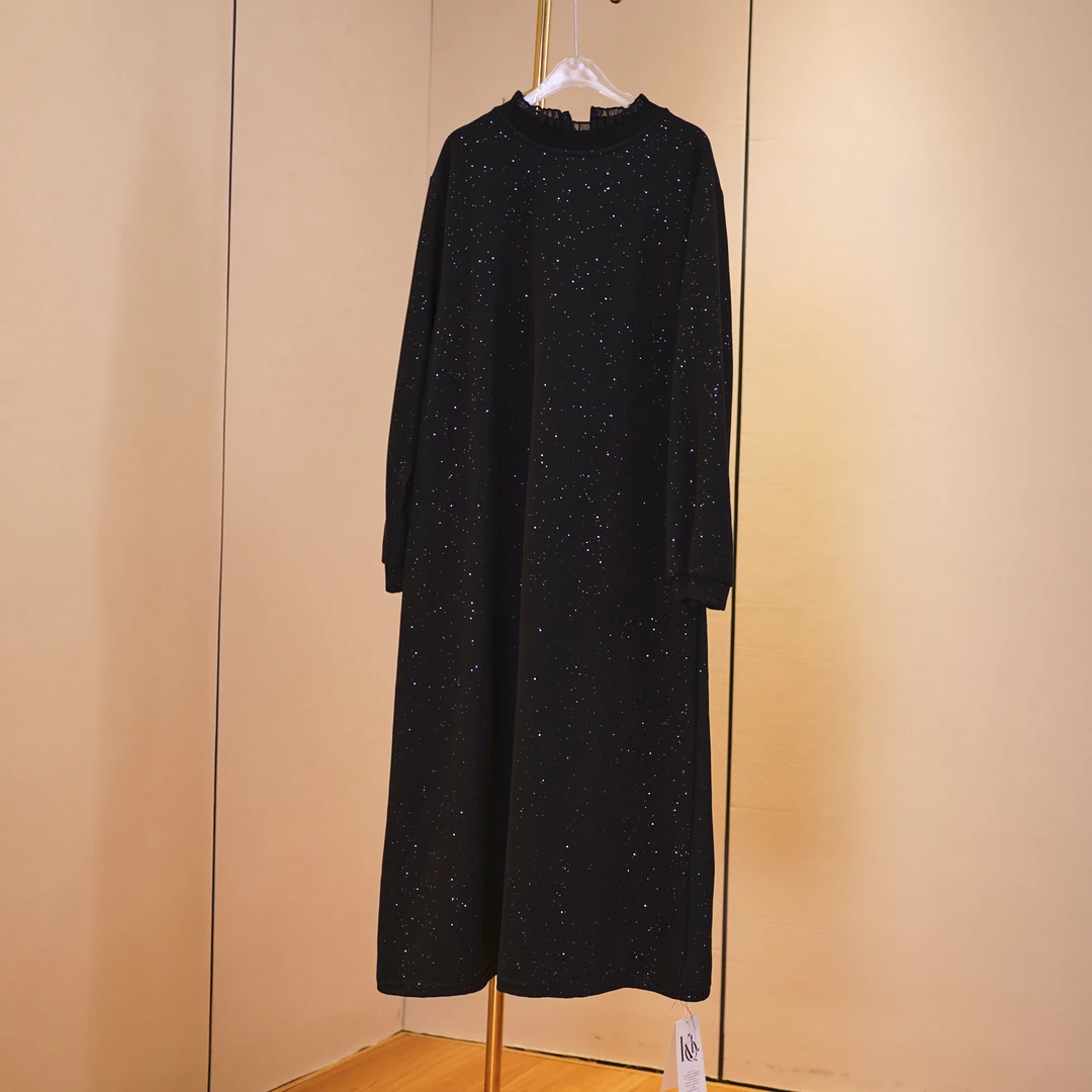 【PANI大码452闪闪裙】2024秋冬百搭洋气时尚显瘦百搭大码