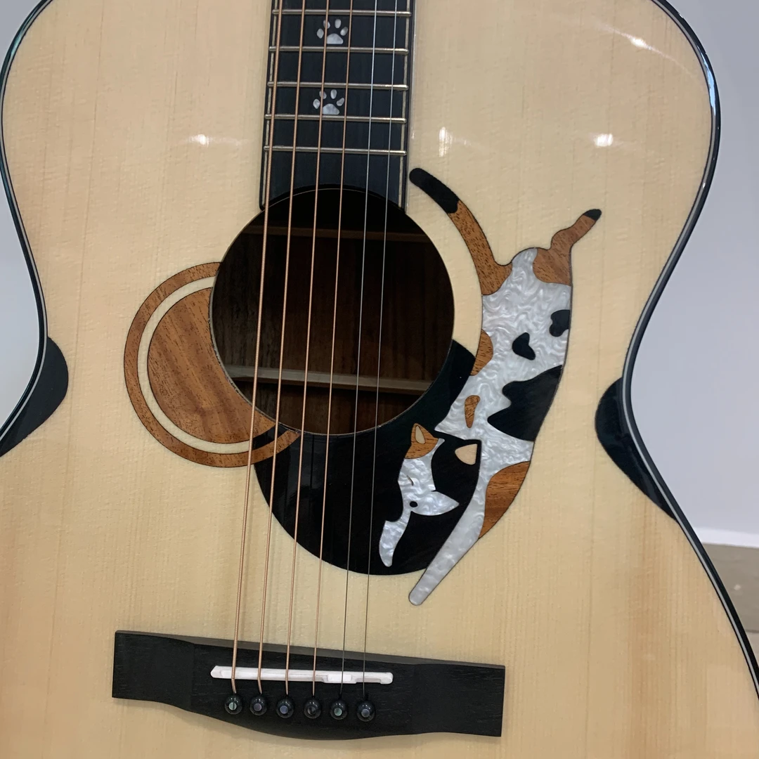 40寸om云杉玫瑰木面单初学首选级别演出